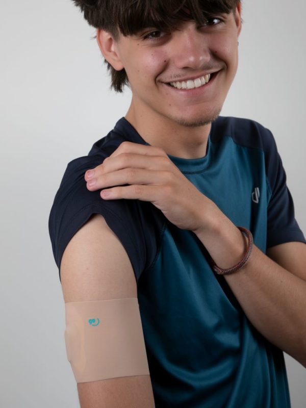 Diathego - protective arm sleeve for or CGM systems, glucose sensors and insulin pumps like Dexcom, Freestyle Libre, Medtronic, Omnipod or Hello Inside