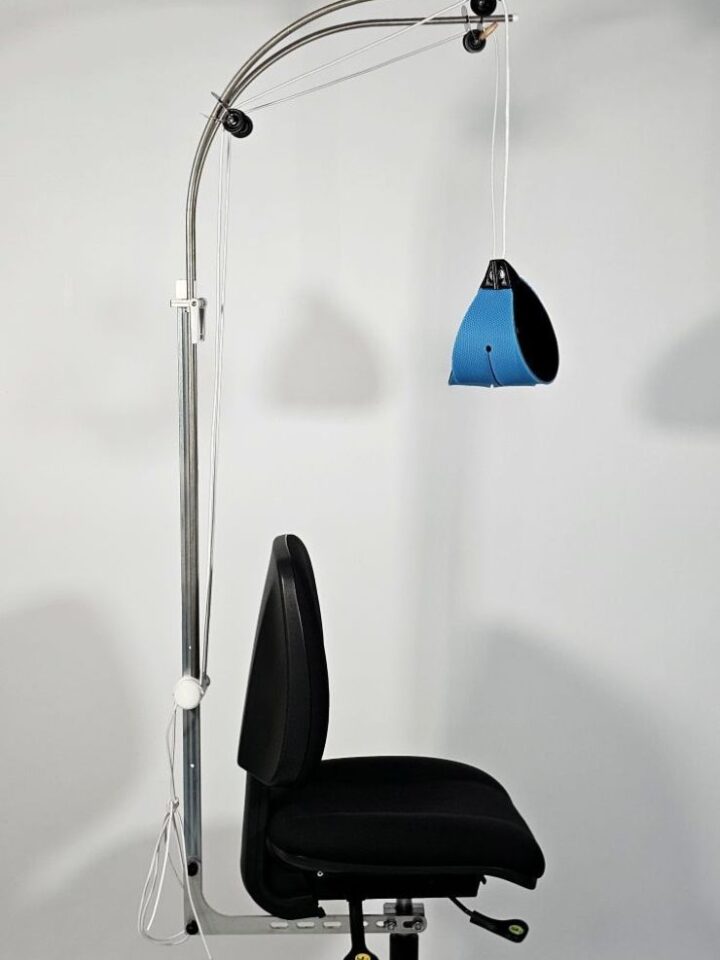 20240925_143315 Perdelle Swan – passive, adjustable, mechanical armrests for your ergonomic workplace to reduce the risk of Repetitive Strain Injury (RSI) and muscle tension in the back and shoulders.