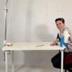 Perdelle Neo – passive, adjustable, mechanical armrests for your ergonomic workplace to reduce the risk of Repetitive Strain Injury (RSI) and muscle tension in the back and shoulders.