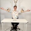 Perdelle – passive, adjustable, mechanical armrests for your ergonomic workplace to reduce the risk of Repetitive Strain Injury (RSI) and muscle tension in the back and shoulders.