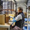Perdelle – passive, adjustable, mechanical armrests for your ergonomic workplace to reduce the risk of Repetitive Strain Injury (RSI) and muscle tension in the back and shoulders.